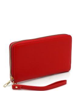Fashion Zip Around Wallet Wristlet PA020 RED